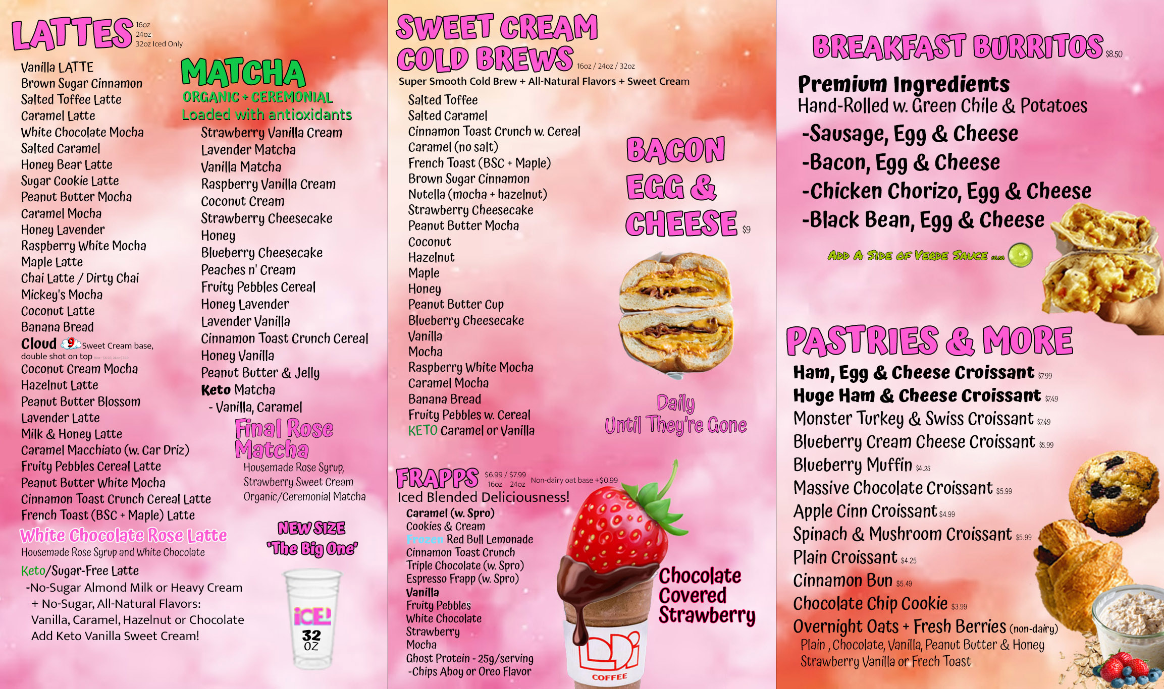 Lodi Coffee Drive Thru Menu February lodi coffee menu